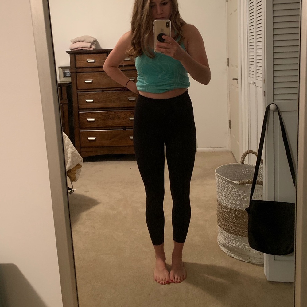 Black high waisted lululemon leggings